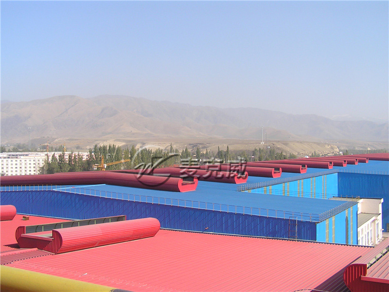 新疆伊鋼屋頂自然通風器工程項目